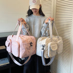 Travel Duffel Bag Multi-Pocket Padded Handles & Adjustable Strap