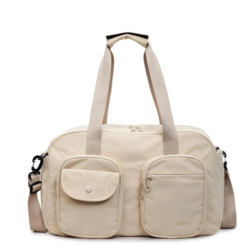 Travel Duffel Bag Multi-Pocket Padded Handles & Adjustable Strap
