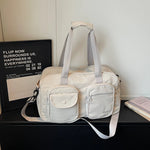 Travel Duffel Bag Multi-Pocket Padded Handles & Adjustable Strap