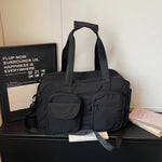 Travel Duffel Bag Multi-Pocket Padded Handles & Adjustable Strap