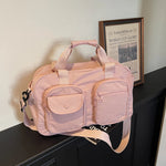Travel Duffel Bag Multi-Pocket Padded Handles & Adjustable Strap
