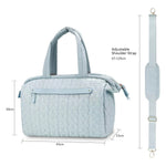 Travel Duffel Bag Quilted & Spacious Adjustable Shoulder Strap