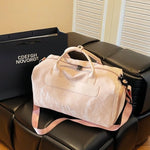 Travel Duffel Bag Spacious Interior Durable Fabric