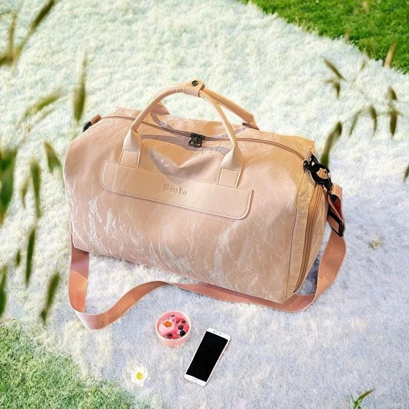 Travel Duffel Bag Spacious Interior Durable Fabric