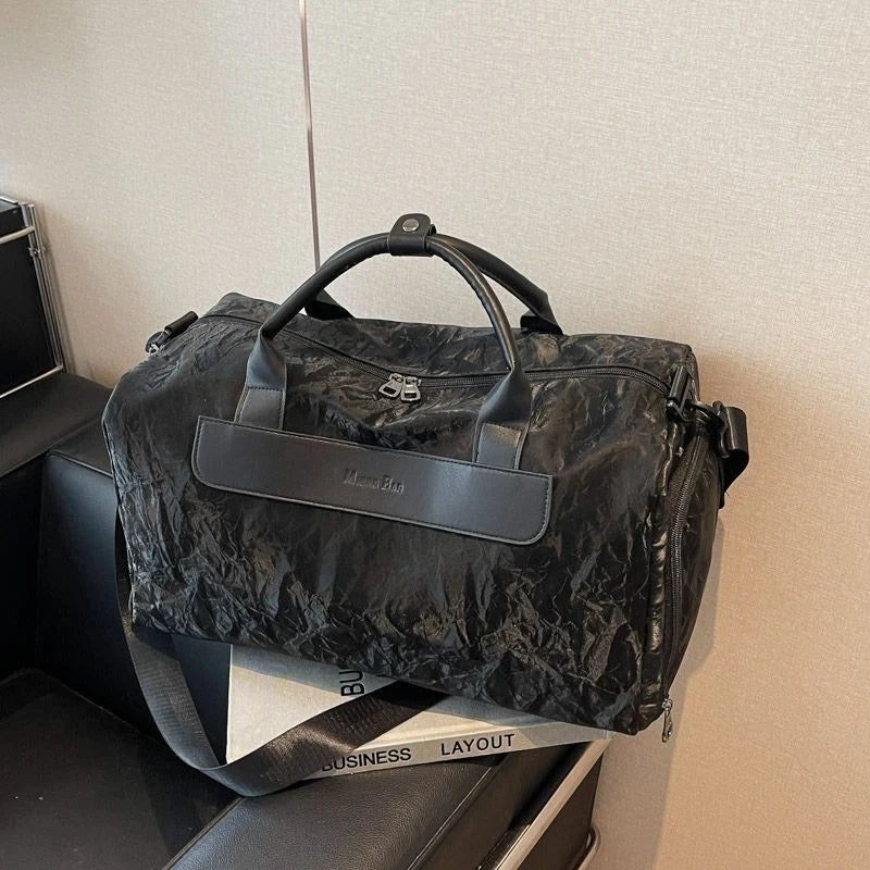 Travel Duffel Bag Spacious Interior Durable Fabric