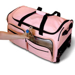 Travel Duffel Bag Spacious Lightweight Multiple Compartments