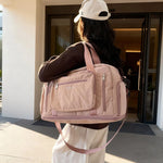 Travel Duffel Bag Spacious Main Compartment Wear-Resistant Fabric