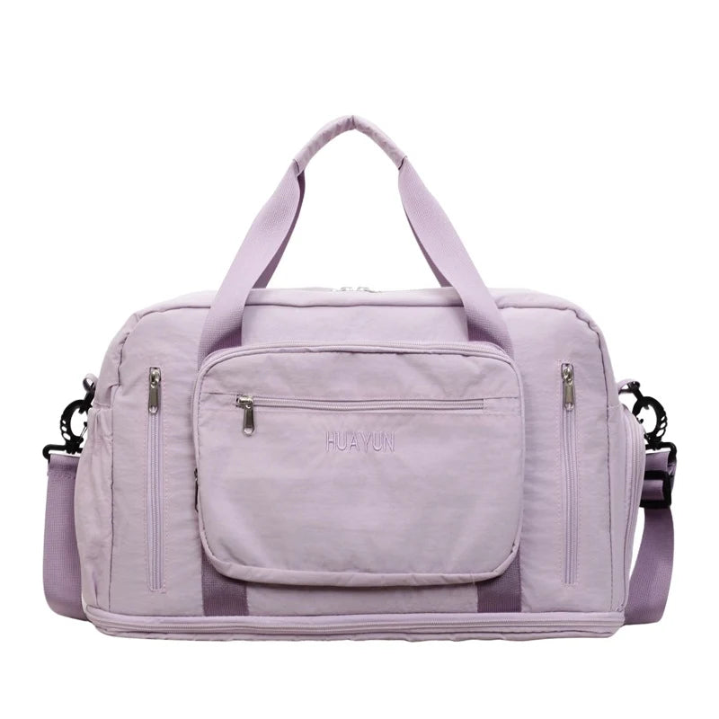 Travel Duffel Bag Spacious Main Compartment Wear-Resistant Fabric