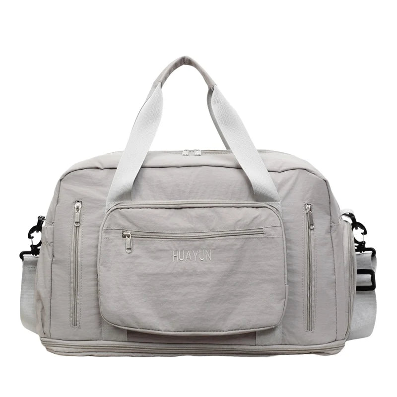 Travel Duffel Bag Spacious Main Compartment Wear-Resistant Fabric