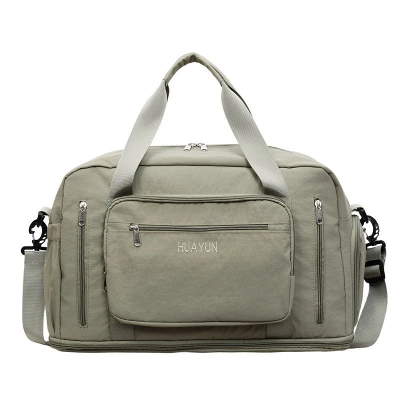 Travel Duffel Bag Spacious Main Compartment Wear-Resistant Fabric