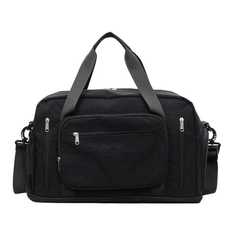 Travel Duffel Bag Spacious Main Compartment Wear-Resistant Fabric