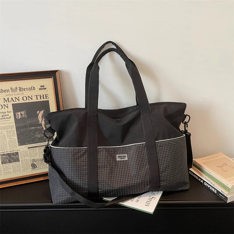 Travel Duffel Bag Spacious Multi-Compartment Durable Fabric