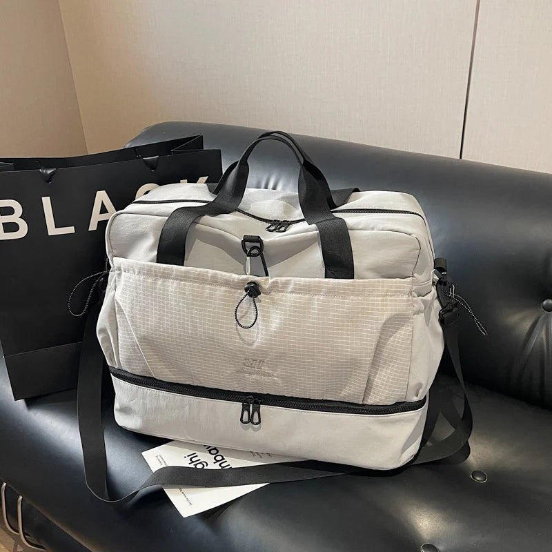 Travel Duffel Bag Spacious Multiple Compartments Padded Handles