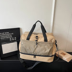 Travel Duffel Bag Spacious Multiple Compartments Padded Handles