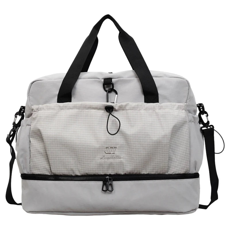 Travel Duffel Bag Spacious Multiple Compartments Padded Handles