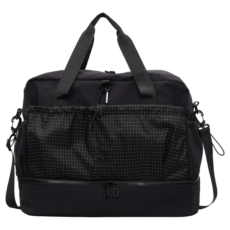 Travel Duffel Bag Spacious Multiple Compartments Padded Handles