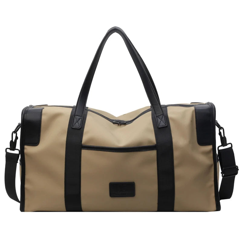 Travel Duffel Bag Spacious Shoe Compartment & Adjustable Strap