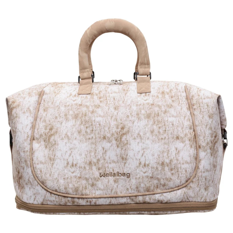Travel Duffel Bag Spacious Tear-Resistant Dual Handles & Shoulder Strap