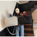 Travel Duffel Bag Spacious Water-Resistant Adjustable Strap