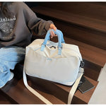 Travel Duffel Bag Spacious Water-Resistant Adjustable Strap