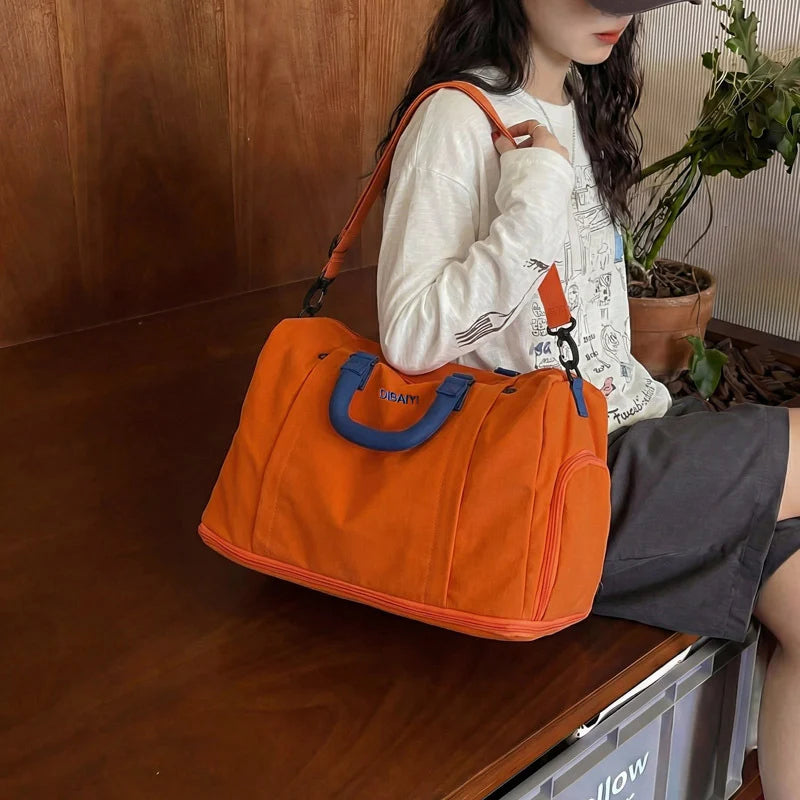 Travel Duffel Bag Spacious Water-Resistant Multi-Pocket