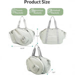 Travel Duffel Bag Spacious Water-Resistant Multiple Pockets