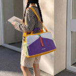 Travel Duffel Bag Spacious Water-Resistant Padded Shoulder Straps