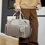 Travel Duffel Bag Spacious Water-Resistant & Removable Shoulder Strap