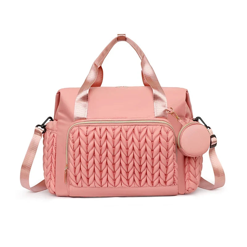 Travel Duffel Bag Spacious Water-Resistant & Removable Shoulder Strap