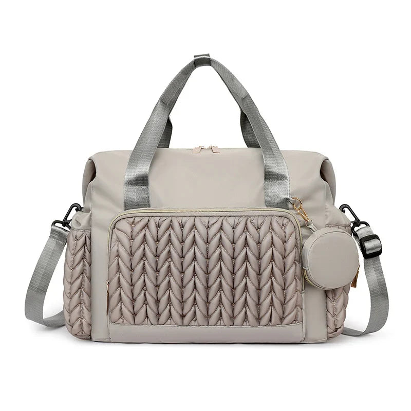 Travel Duffel Bag Spacious Water-Resistant & Removable Shoulder Strap
