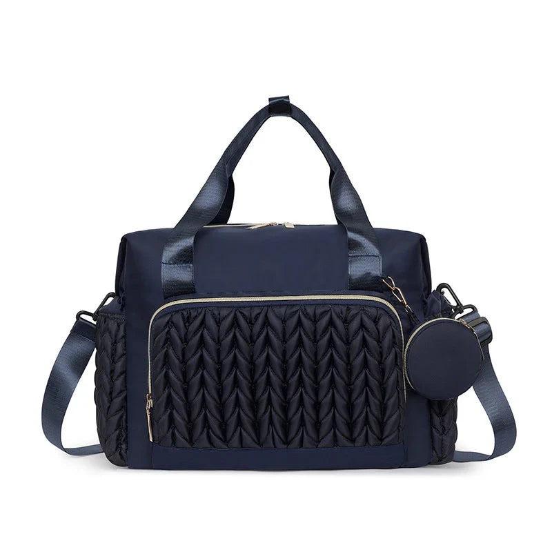 Travel Duffel Bag Spacious Water-Resistant & Removable Shoulder Strap