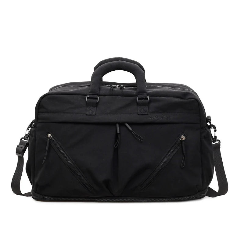 Travel Duffel Bag Spacious Weather-Resistant Multiple Pockets