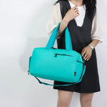 Travel Duffel Bag Tear-Resistant Fabric Multiple Compartments Padded Handles