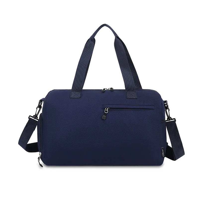 Travel Duffel Bag Tear-Resistant Fabric Multiple Compartments Padded Handles