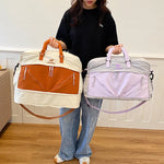 Travel Duffel Bag Tear-Resistant Fabric Multiple Pockets