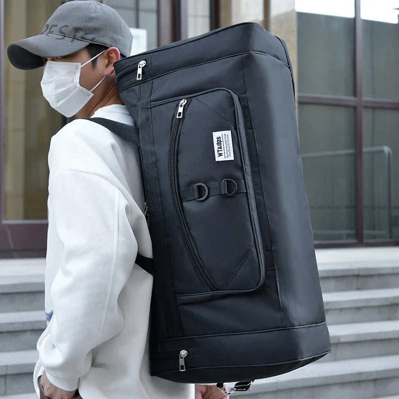 Travel Duffel Bag Tear-Resistant & Lightweight Multiple Compartments