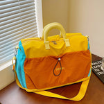 Travel Duffel Bag Tear-Resistant Multiple Compartments Adjustable Strap