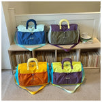 Travel Duffel Bag Tear-Resistant Multiple Compartments Adjustable Strap
