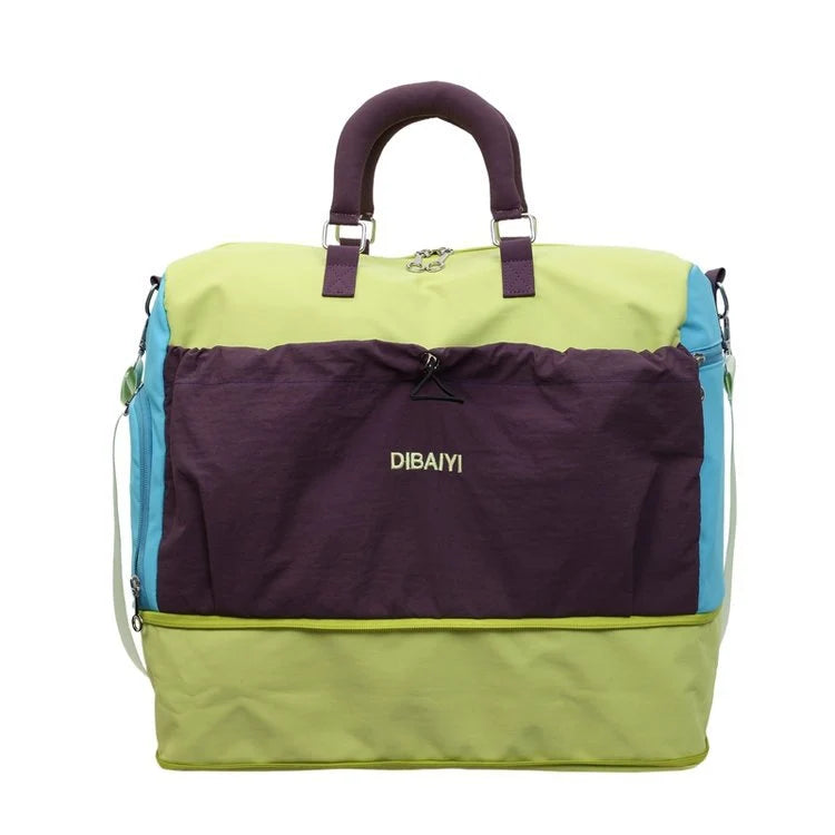 Travel Duffel Bag Tear-Resistant Multiple Compartments Adjustable Strap