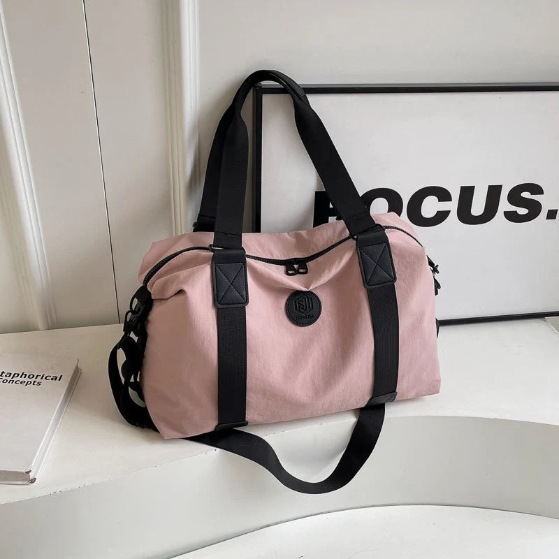 Travel Duffel Bag Tear-Resistant Multiple Pockets & Padded Straps