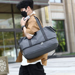 Travel Duffel Bag Water-Resistant Adjustable Strap & Reinforced Handles