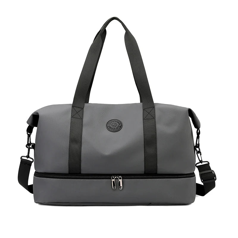 Travel Duffel Bag Water-Resistant Adjustable Strap & Reinforced Handles