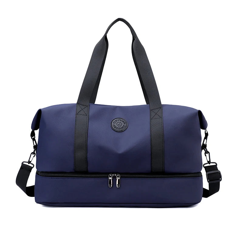 Travel Duffel Bag Water-Resistant Adjustable Strap & Reinforced Handles