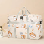 Travel Duffel Bag Water-Resistant Exterior Pockets & Adjustable Straps