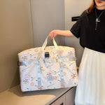Travel Duffel Bag Water-Resistant Exterior Pockets & Adjustable Straps