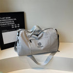 Travel Duffel Bag Water-Resistant Fabric & Multiple Pockets