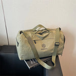 Travel Duffel Bag Water-Resistant Fabric & Multiple Pockets