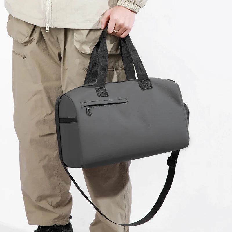 Travel Duffel Bag Water-Resistant Foldable Detachable Strap