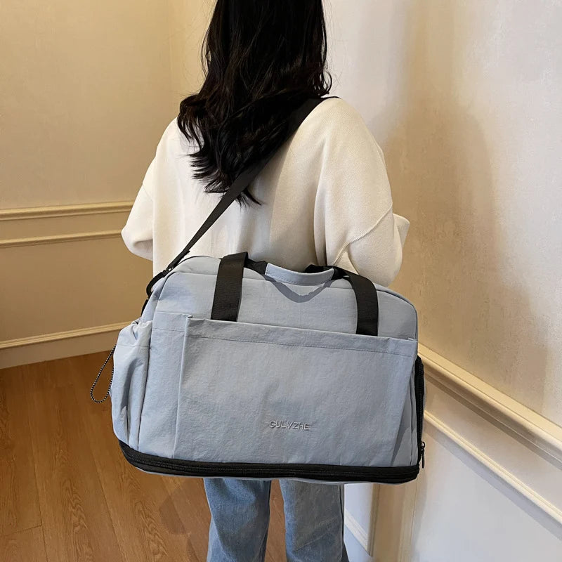 Travel Duffel Bag Water-Resistant Foldable Multi-Pocket