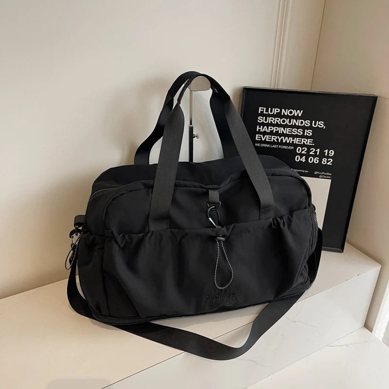 Travel Duffel Bag Water-Resistant Lightweight Multiple Pockets